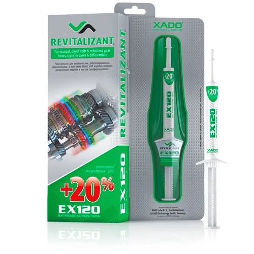 XADO Revitalizants EX120 pārnesumkārbām un reduktoriem