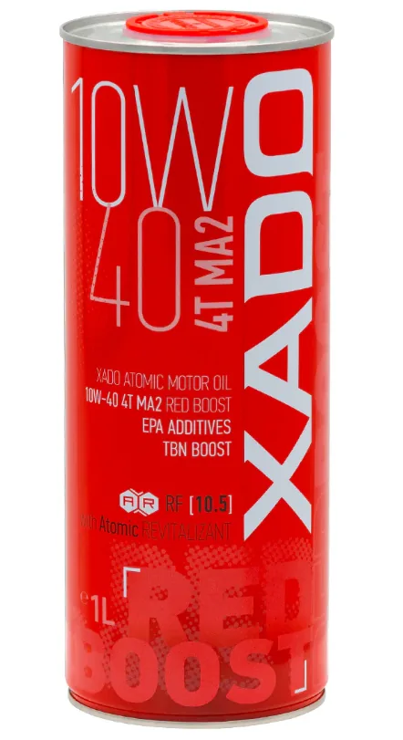 10W-40 4T MA2 RED BOOST XADO OIL