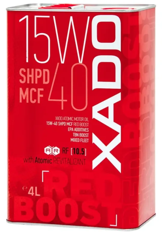 15W-40 SHPD MCF RED BOOST XADO OIL